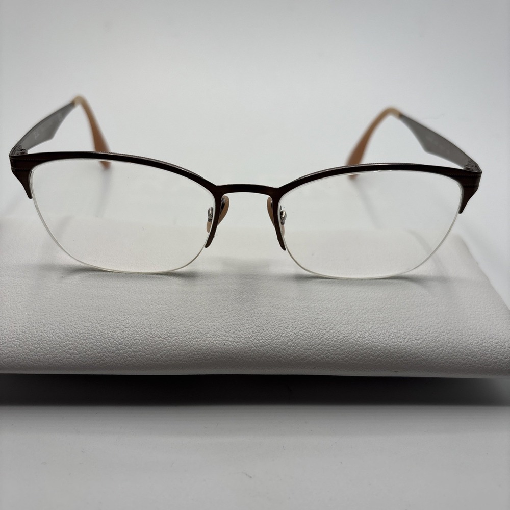 Ray Ban RB6345 2732 Womens Brown/Grey Rectangle Eyeglasses Frames 52/17~135 #707
